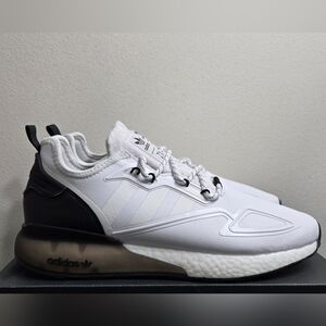 adidas zx 2k boost white core black size 11